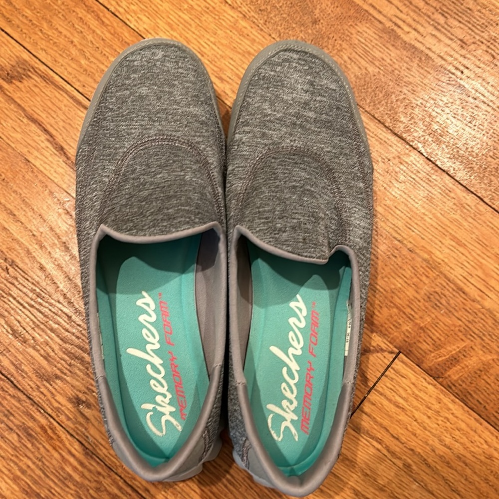 Skechers memory foam slip ons